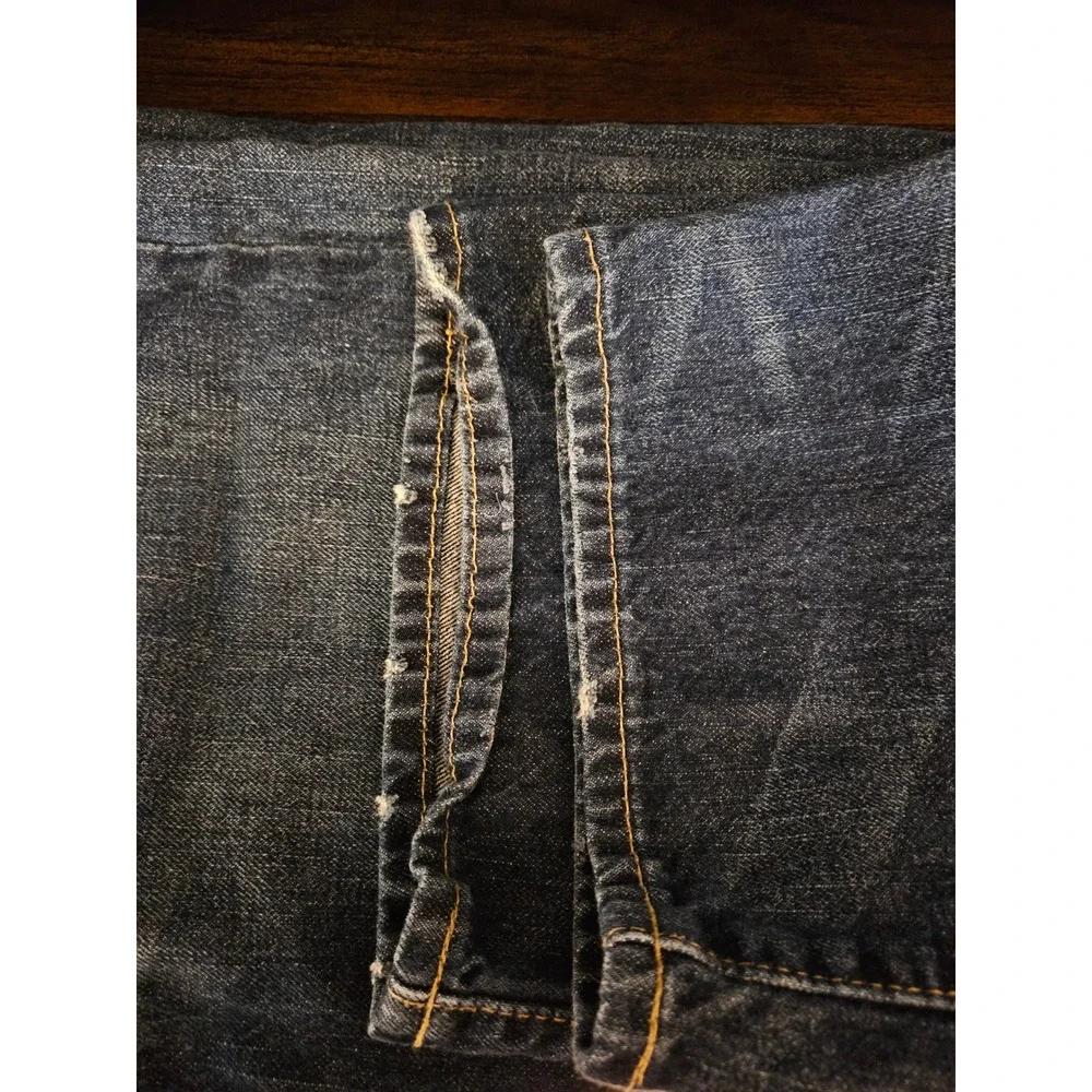 Polo Ralph Lauren Jeans Mens 42x32 Dark Wash Straight Authentic Dungarees‎ Good